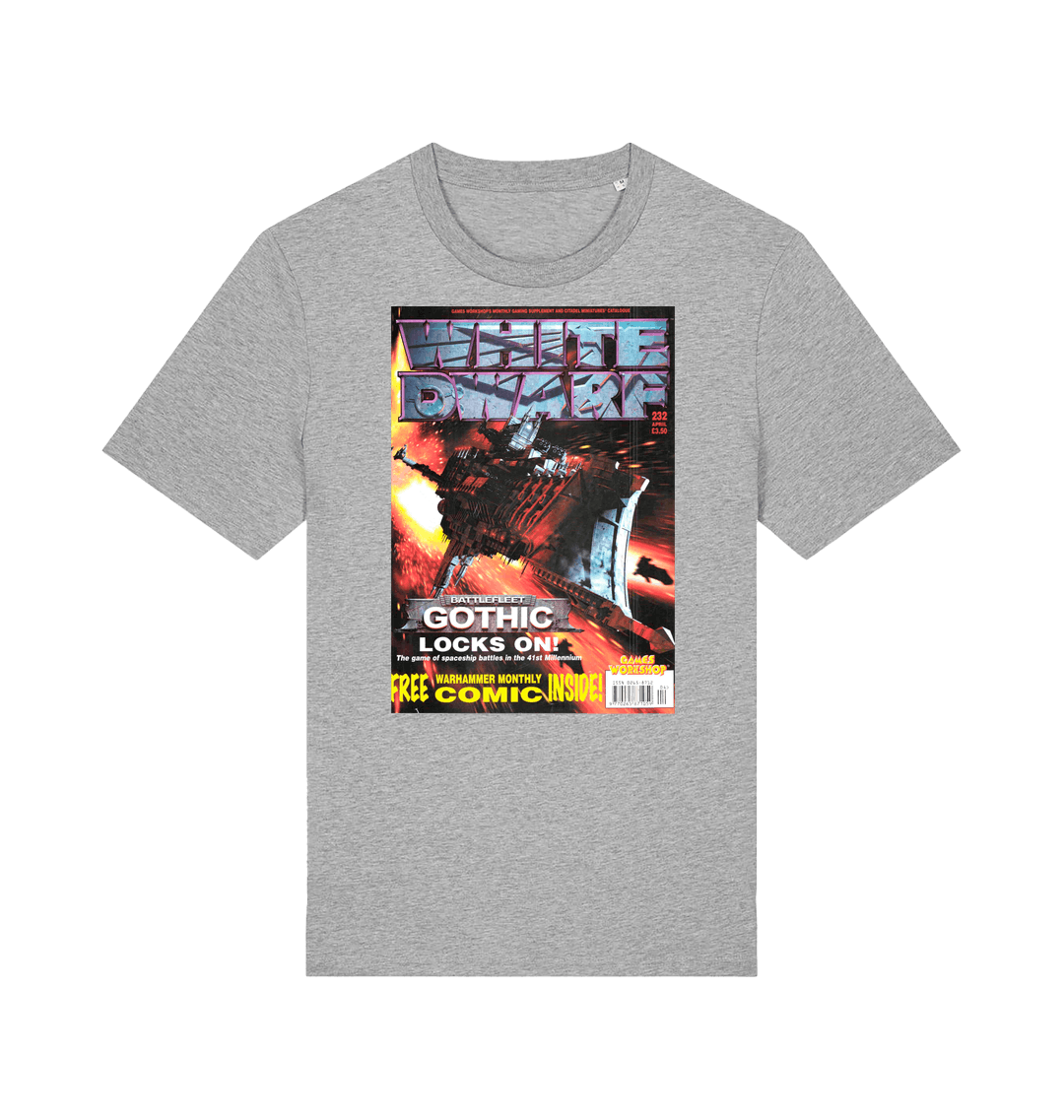 Heather Grey Printed T-shirt Front